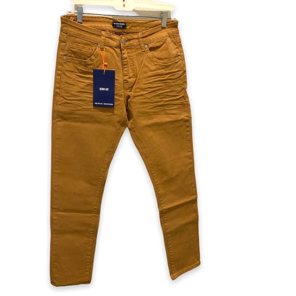 Warren Webber tan brown jeans  Size 31”waist 28.5”‎ inseam